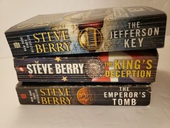 Steve Berry Lot of 3 The Jefferson Key The King’s Deception The Emperor’s Tomb