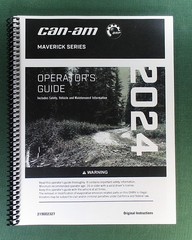 2024 Can-Am Maverick RS Turbo RR Owner’s Manual: 254 Pages & Protective Covers