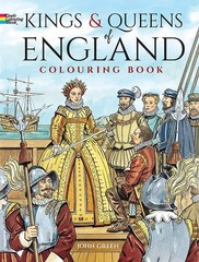 Kings and Queens of England Coloring Book (Dover World History Coloring Book…