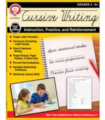 Cursive Writing: Instruction, Practice, and Reinforcement, Grades 4 – 9 – GOOD