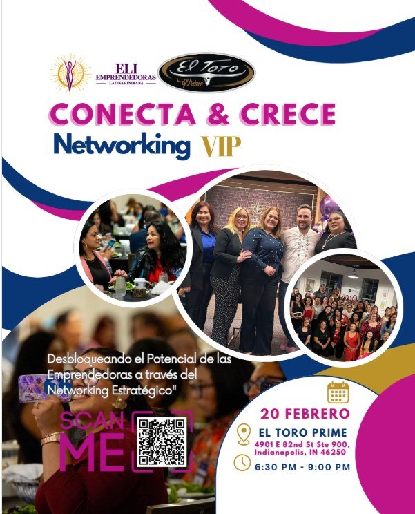 Conecta y Crece Networking VIP 2025: fortaleciendo redes de contacto en Indianápolis