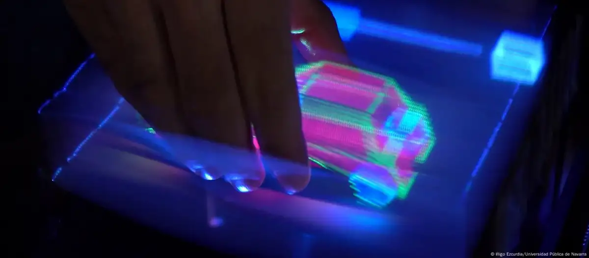 Tecnología holográfica interactiva desarrollada en Navarra